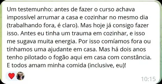 Depoimento de aluna 2