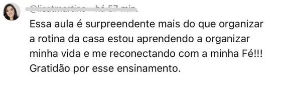 Depoimento de aluna 6