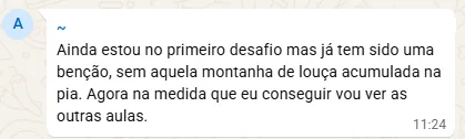 Depoimento de aluna 9